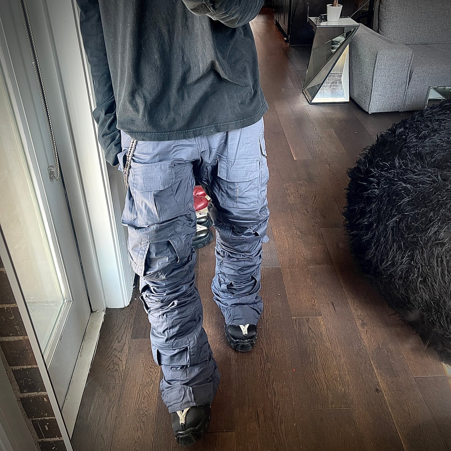Handmade Grey Tactical Stacked Cargo