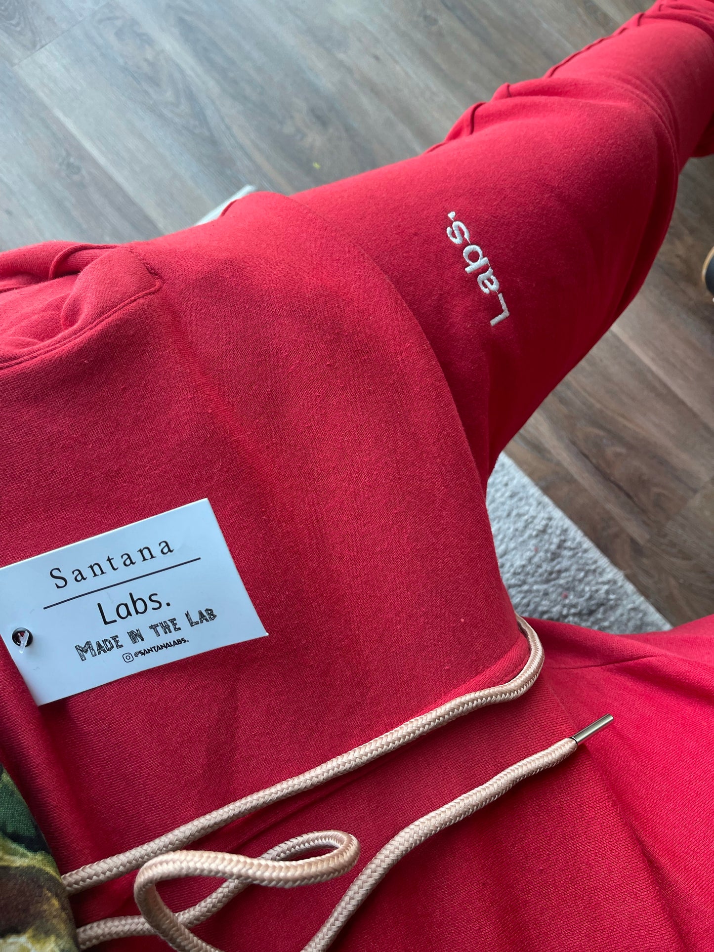 Unisex Red Super Stacked Joggers