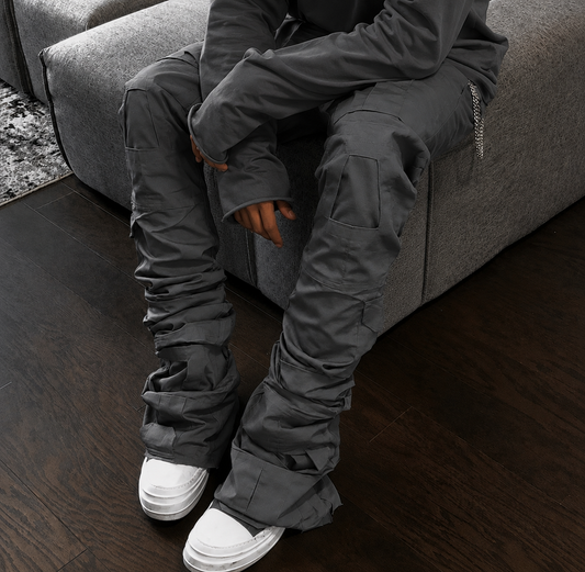 Handmade Grey Tactical Stacked Cargo