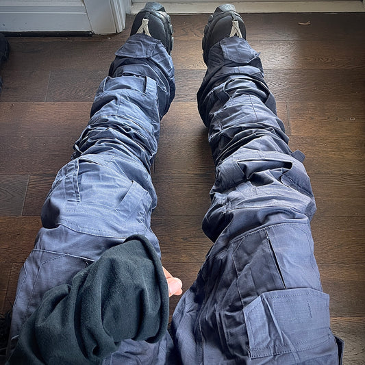Handmade Grey Tactical Stacked Cargo