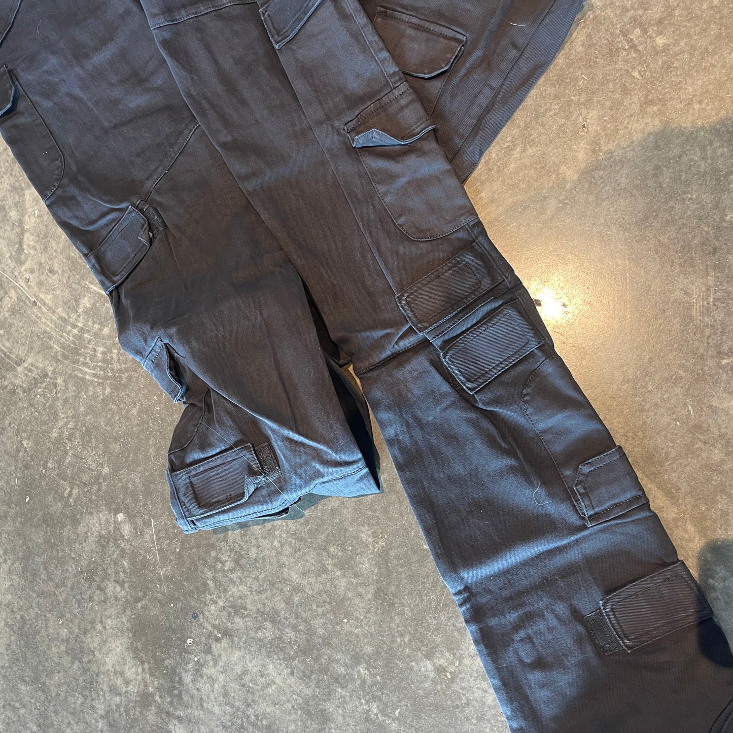 Handmade Black Tactical Stacked Cargo