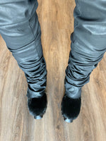 Load image into Gallery viewer, Wax Stacked Zip Denim
